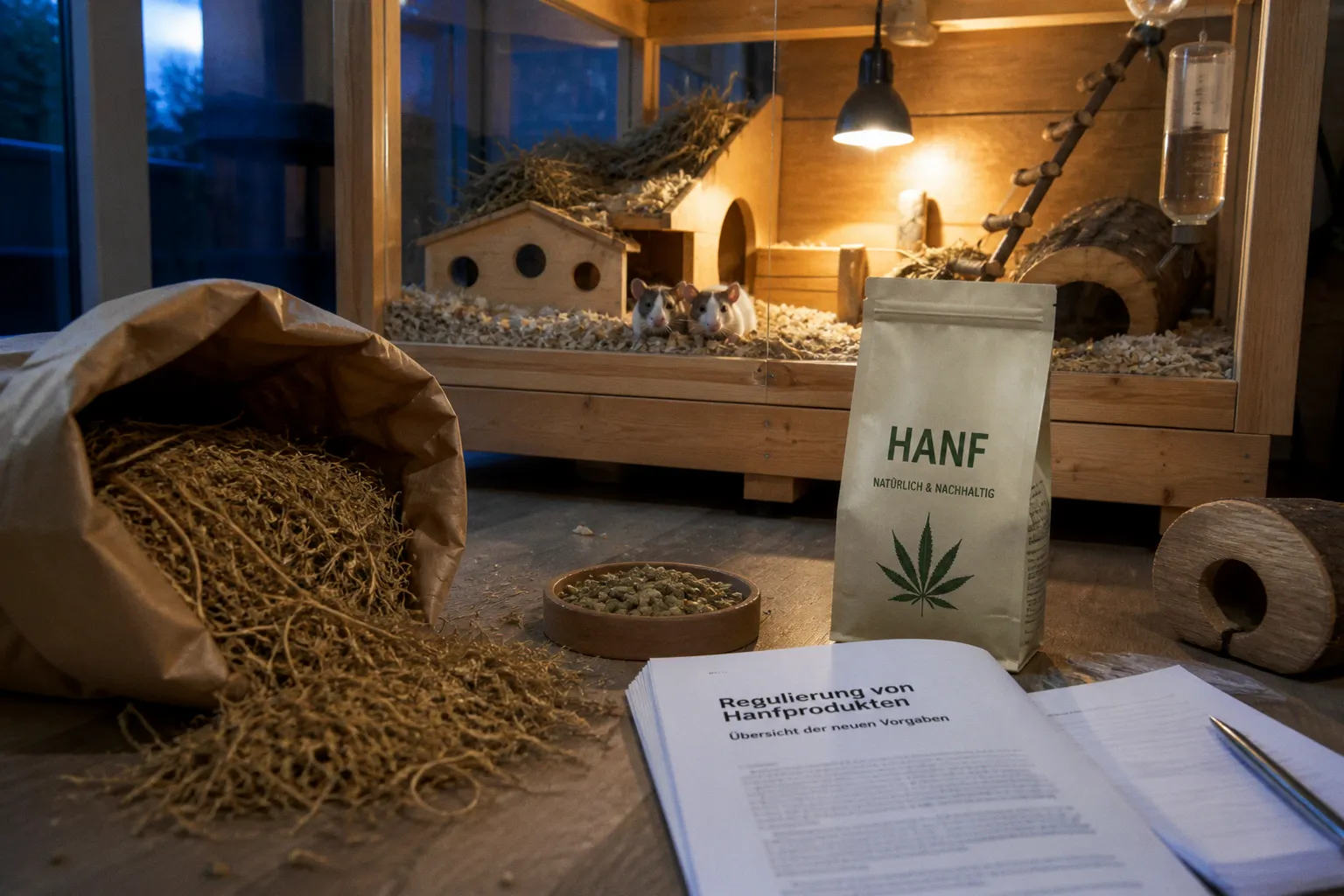 Hanfprodukte in der Nagerhaltung: Relevanz neuer US-Regulierungen für Farbmäuse