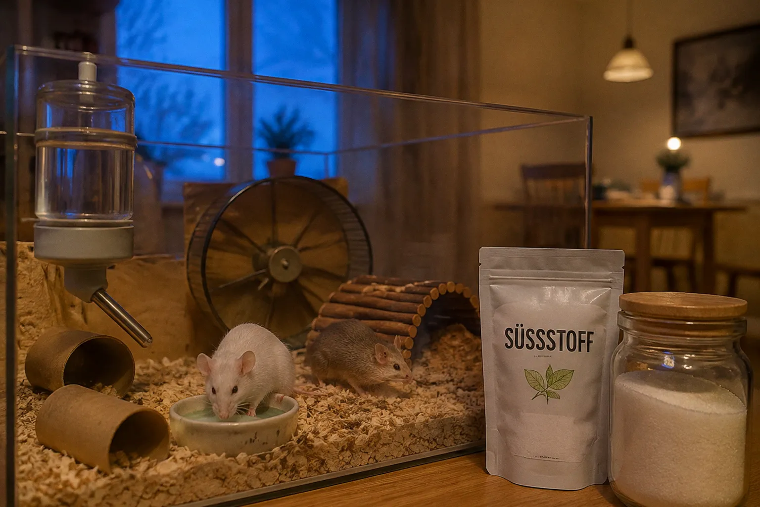 Künstliche Süßstoffe in der Ernährung: Welche Risiken bestehen für Farbmäuse?