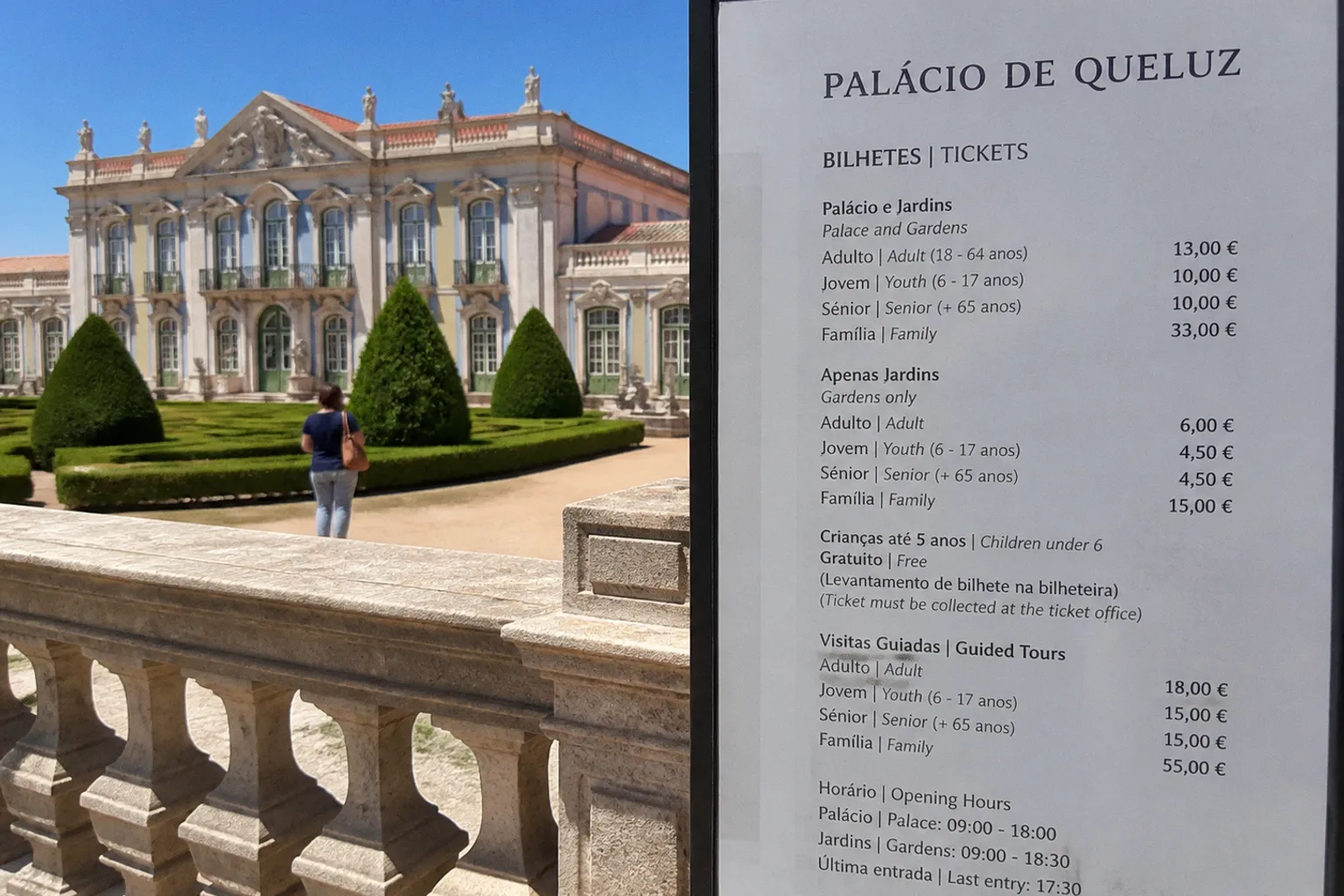 Tickets für den Palast von Queluz: Optionen im Vergleich