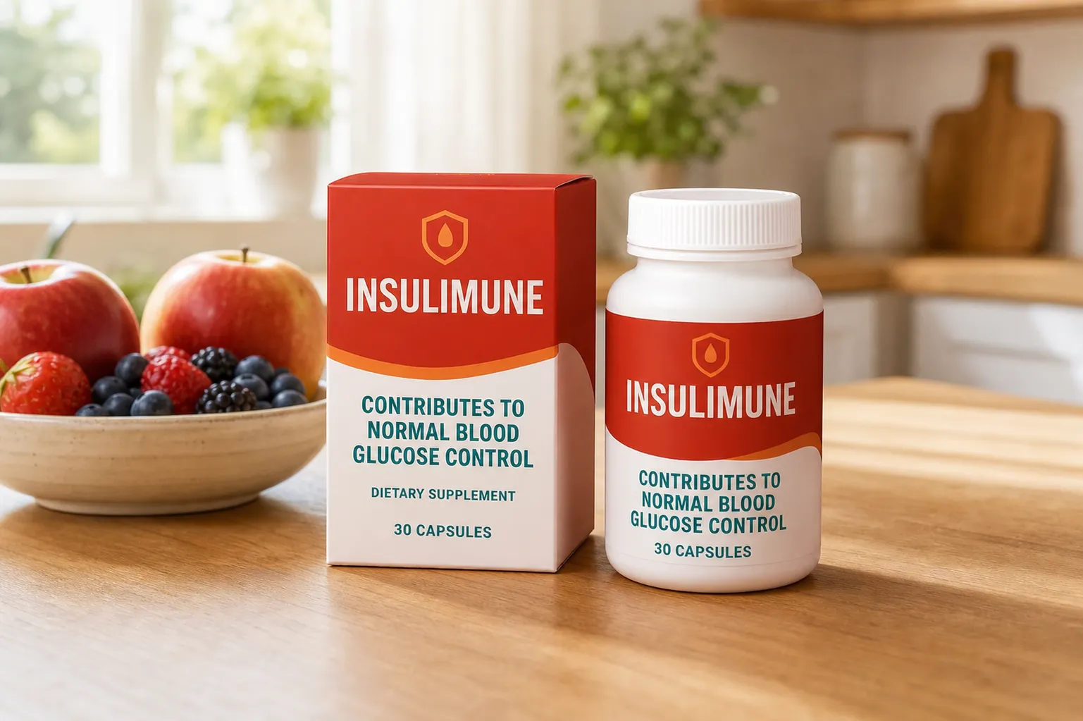 Insulimune + — Verpackung im Alltag