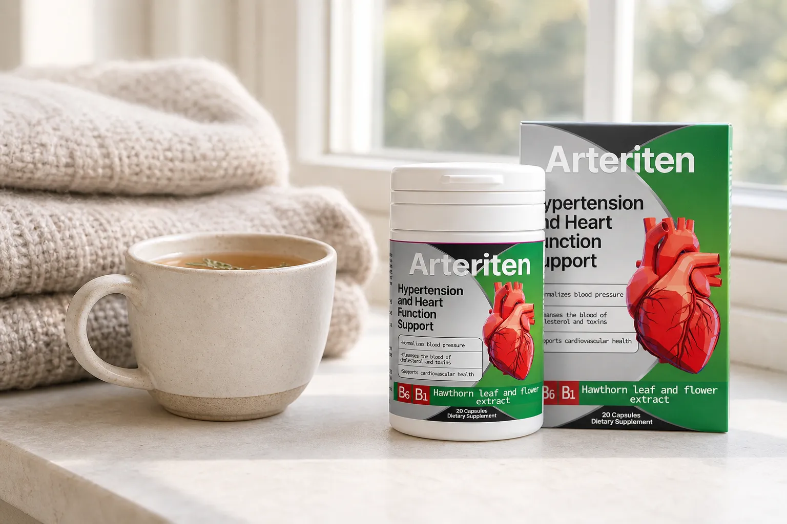 Arteriten — Verpackung im Alltag