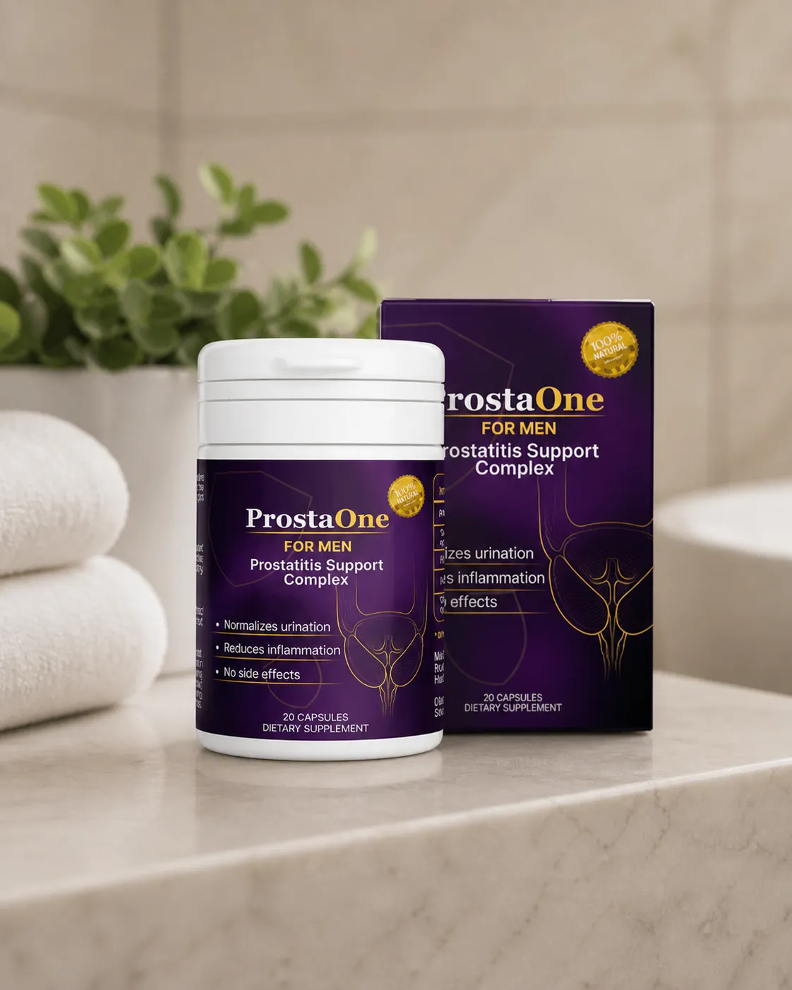 ProstaOne — Verpackung im Alltag