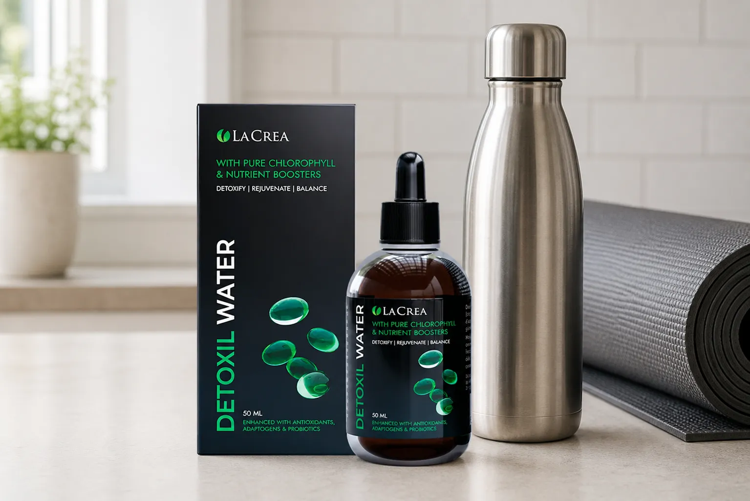 Detoxil Water Parasites — Verpackung im Alltag