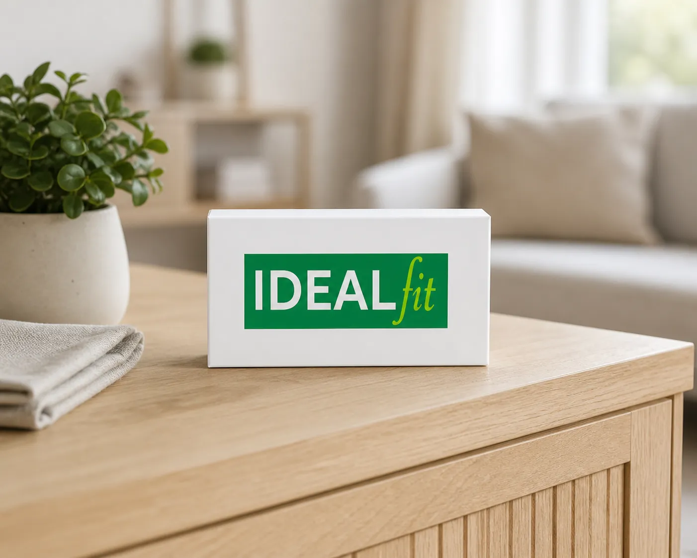 IdealFit Low — Verpackung im Alltag