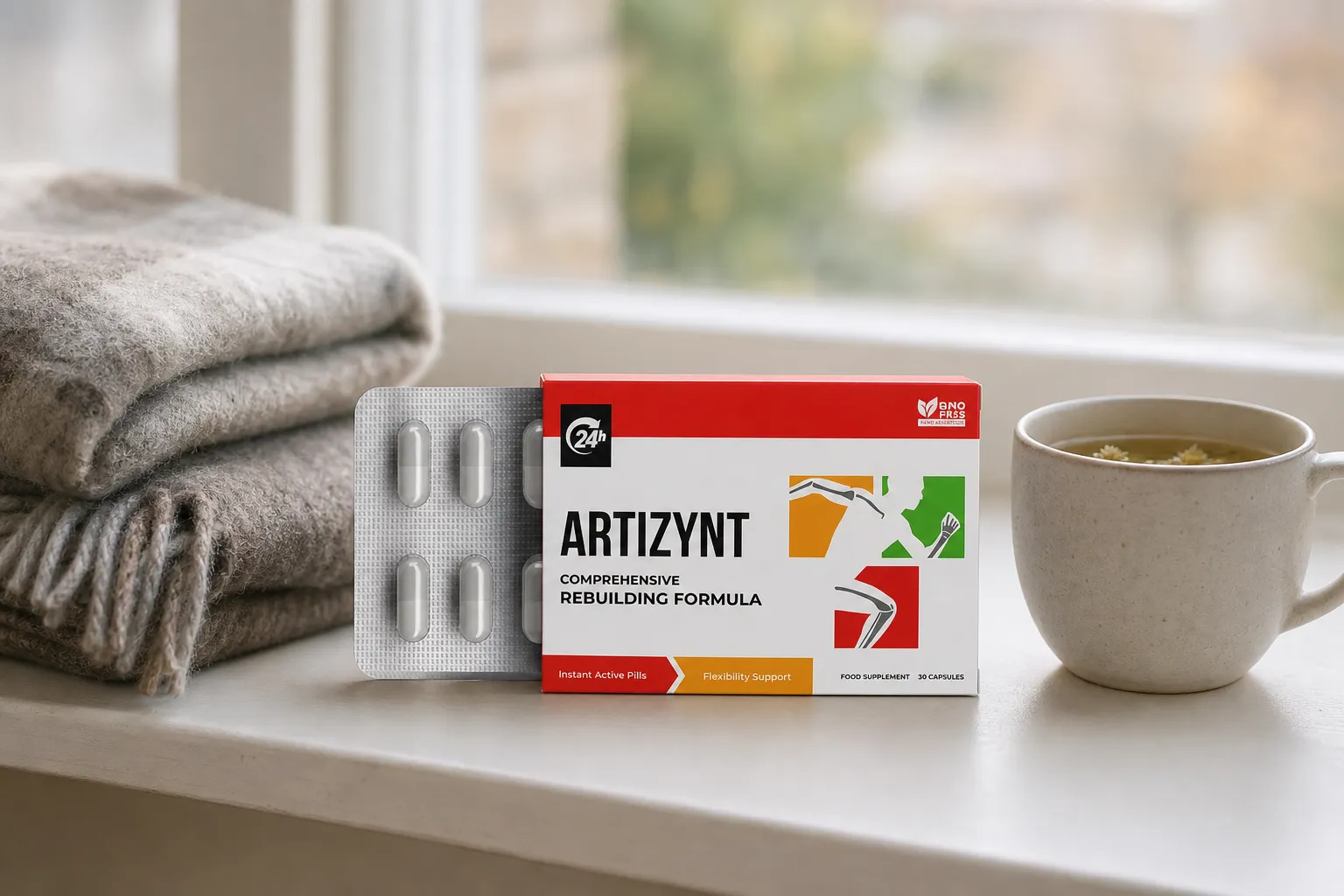 ArtiZynt Capsules — Verpackung im Alltag