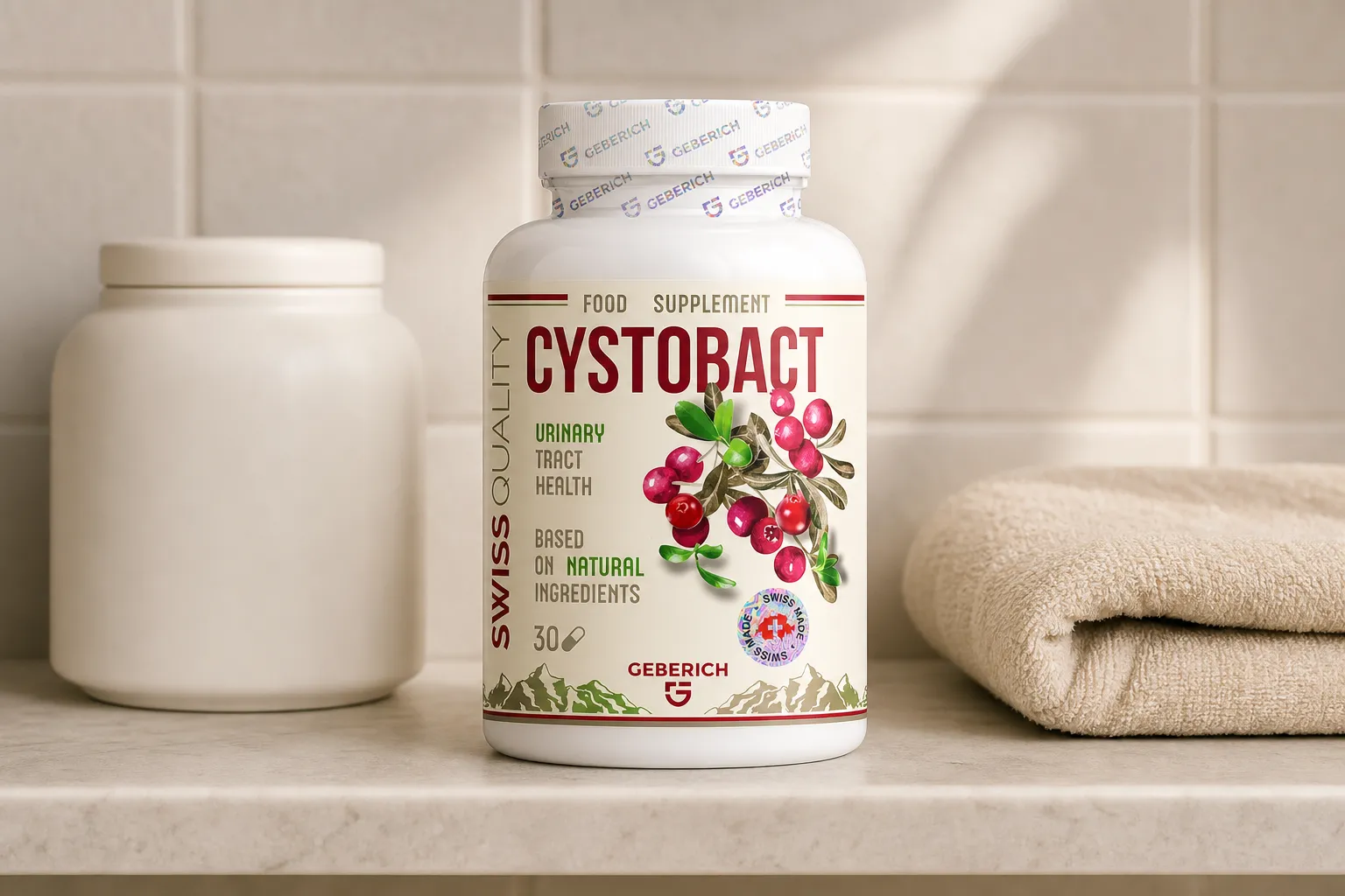 CYSTOBACT — Verpackung im Alltag
