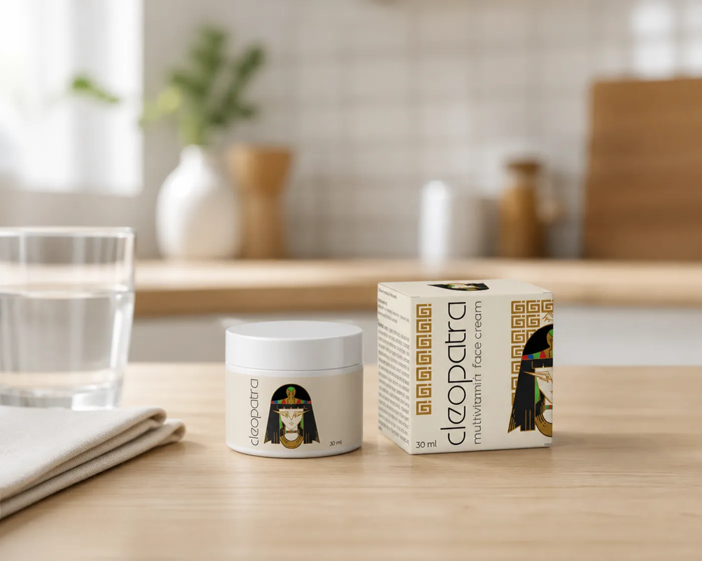 Cleopatra cream lp — Verpackung im Alltag