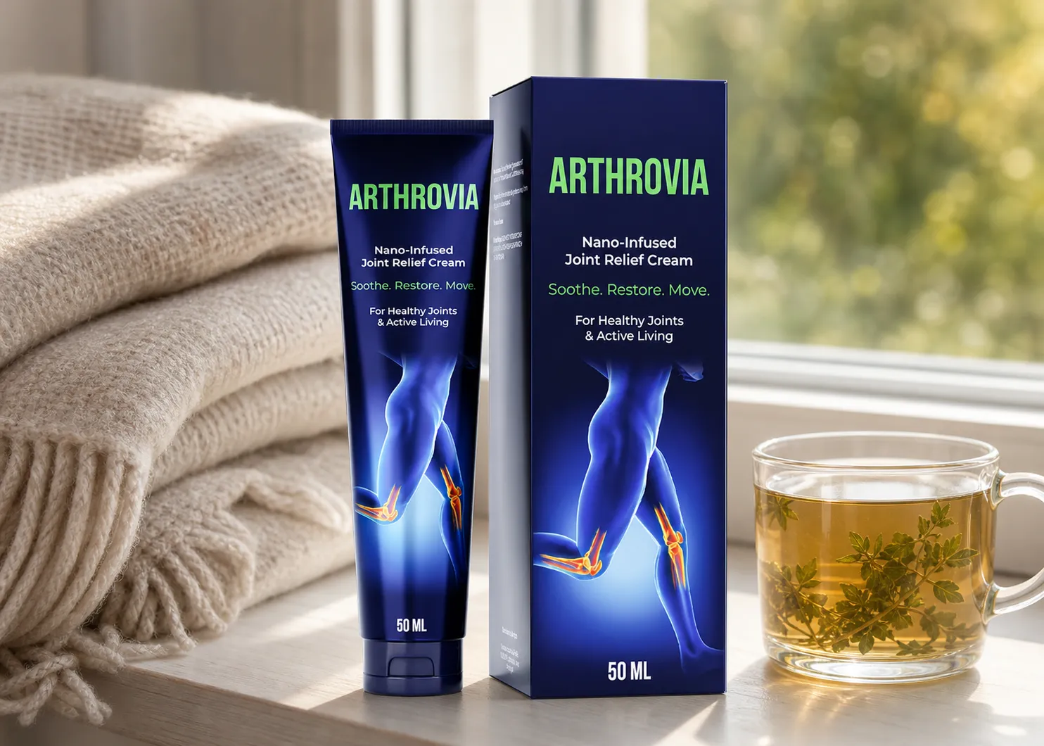 Arthrovia — Verpackung im Alltag