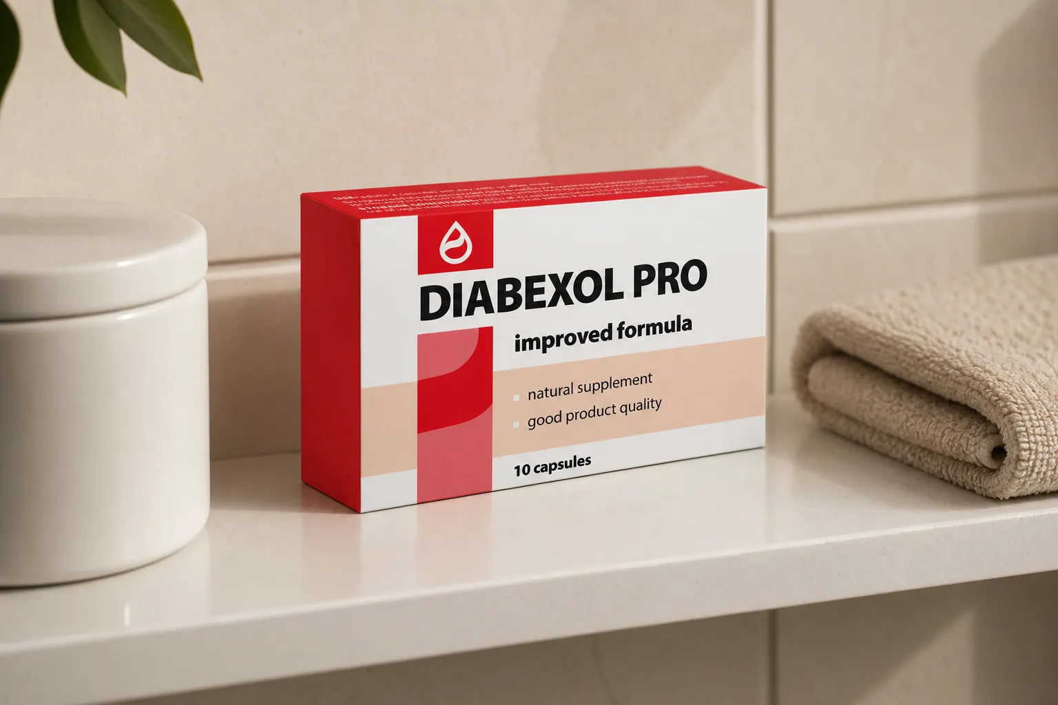 Diabexol Pro — Verpackung im Alltag