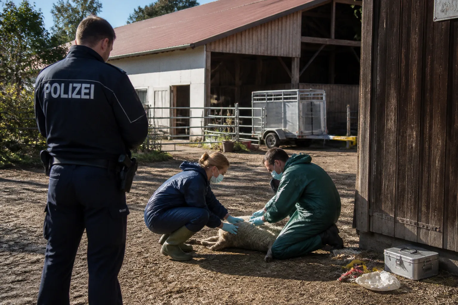 Polizei ermittelt nach Tierschutz-Einsatz: Krankes Schaf wird getötet und nun untersucht